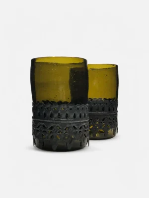 Alexa Glass Set - Olive