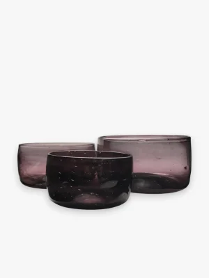 Amudi Bowl Set - Muted Plum
