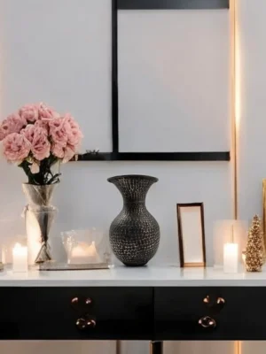 Damask Vase - Oxydé