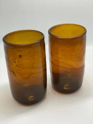 Dary glasses – set of 6 - Brown, Large