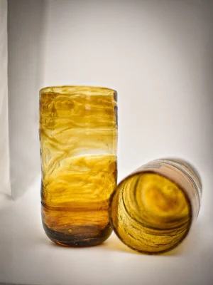 Dary glasses – set of 6 - Gold, Large