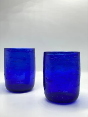 Dary glasses – set of 6 - Dark Blue, Small