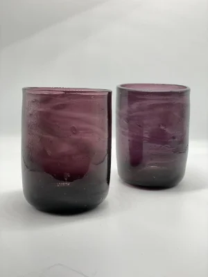 Dary glasses – set of 6 - Muted Plum, Small