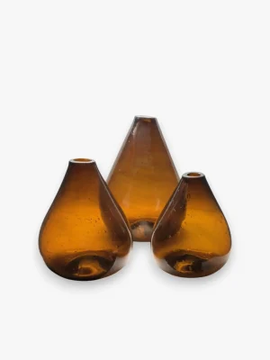 Small Vase Set - Brown