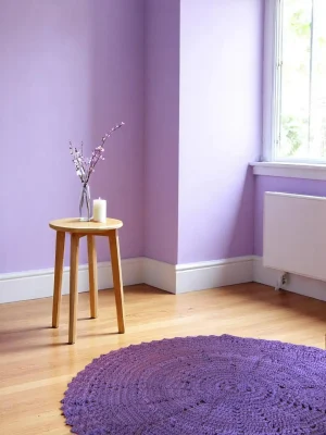 Istanbul crochet rug - Muted Plum