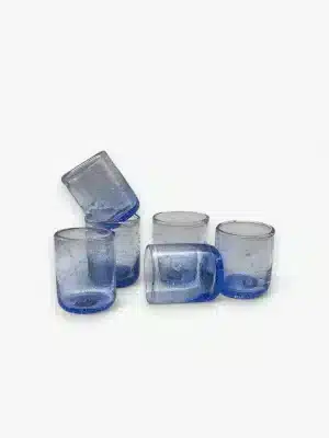 Set of 6 shot glasses - Baby Blue