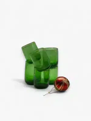 Set of 6 shot glasses - Green