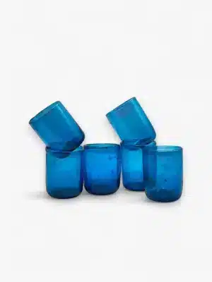 Set of 6 shot glasses - Turquoise