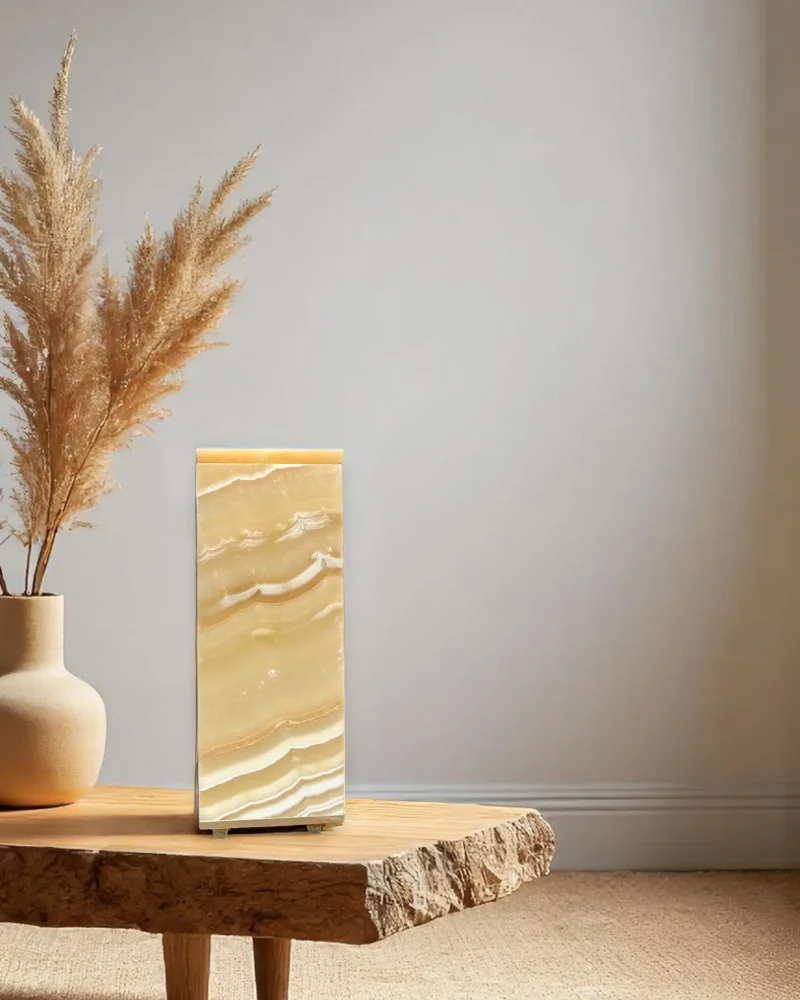 Alabaster Pillar Lamp
